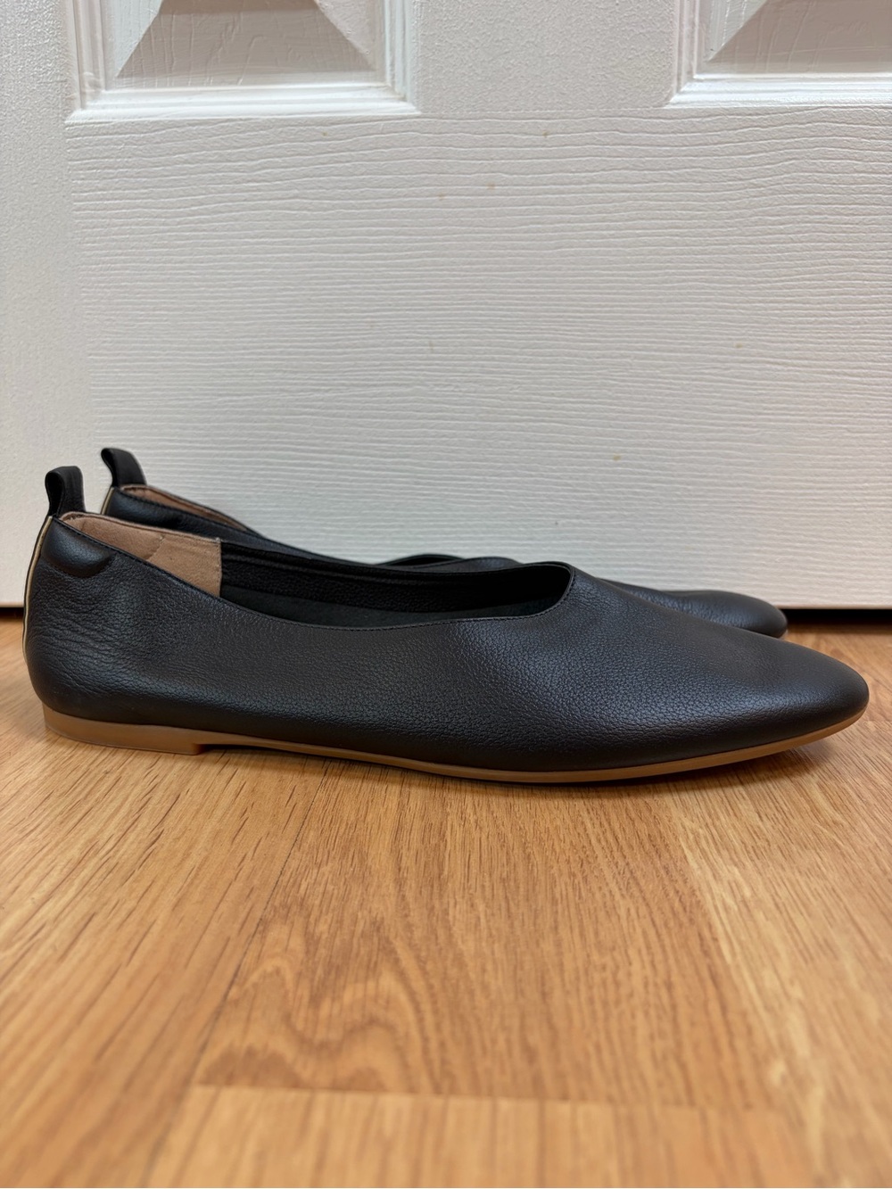 Everlane The Black Italian Leather The Day Glove Flats Size 10.5